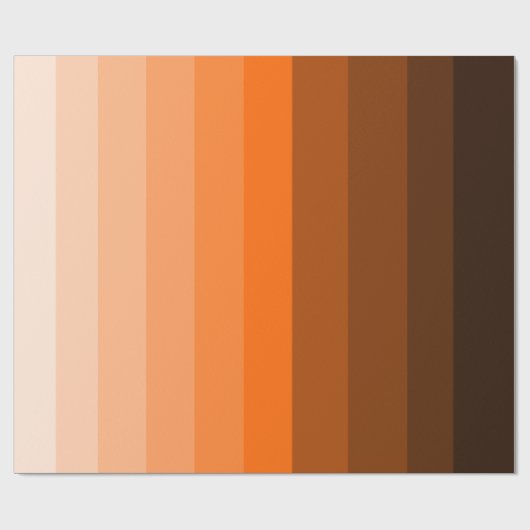 Shades of Orange Wrapping紙 ラッピングペーパー (フラット)