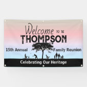 Shades of Pastel Family Reunion Banner 横断幕 (横)