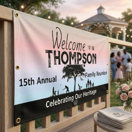 Shades of Pastel Family Reunion Banner 横断幕