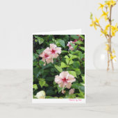 Shades of Pinkノートカード カード (黄色い花)