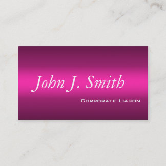Shades of Pink モダン Standard Business Card 名刺