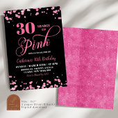 Shades of Pink 30th Birthdayパーティー 招待状