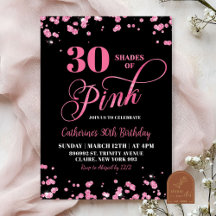 Shades of Pink 30th Birthdayパーティー