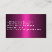 Shades of Pink Standard名刺 名刺 (裏面)