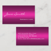 Shades of Pink Standard名刺 名刺 (正面/裏面)