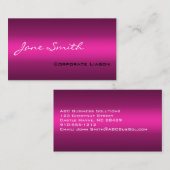 Shades of Pink Standard名刺 名刺 (正面/裏面)