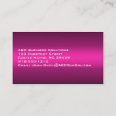 Shades of Pink Standard名刺 名刺 (裏面)