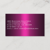 Shades of Pink Standard名刺 名刺 (裏面)