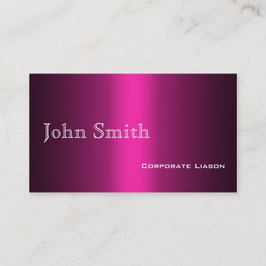 Shades of Pink Standard名刺 名刺 (正面)