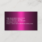 Shades of Pink Standard名刺 名刺 (裏面)