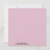 Shades Of Purpleジオメトリック抽象芸術アート カード (裏面)