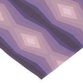 Shades Of Purpleジオメトリック抽象芸術アート ショートテーブルランナー (コーナー)