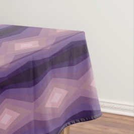 Shades Of Purpleジオメトリック抽象芸術アート テーブルクロス
