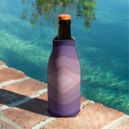 Shades Of Purpleジオメトリック抽象芸術アート ボトルクーラー