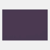 Shades Of Purpleジオメトリック抽象芸術アート ラッピングペーパーシート (正面3)