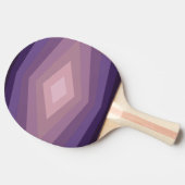 Shades Of Purpleジオメトリック抽象芸術アート 卓球ラケット (横)