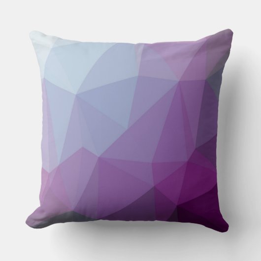 Shades of Purple抽象芸術 クッション (正面)