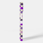 Shades of Purple水玉模様by Shirley Taylor Case-Mate iPhoneケース (裏面 / 右)