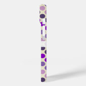 Shades of Purple水玉模様by Shirley Taylor Case-Mate iPhoneケース (裏面 / 左)