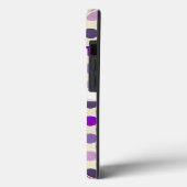 Shades of Purple水玉模様by Shirley Taylor Case-Mate iPhoneケース (裏面 / 左)