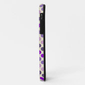 Shades of Purple水玉模様by Shirley Taylor Case-Mate iPhoneケース (裏面/左)