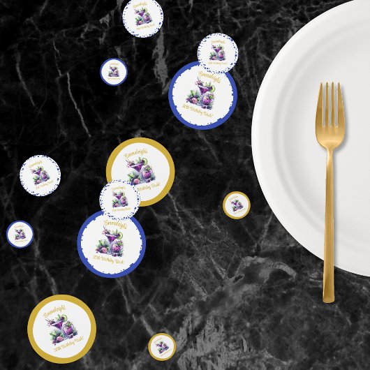 Shades of Purple:ブルーバイオレット誕生日Bash コンフェッティ