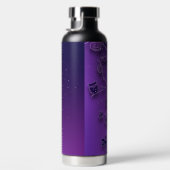 SHADES OF PURPLE HALLOWEEN TREE WITH PUMPKINS ウォーターボトル (右面)