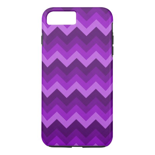 Shades of Purple LG Hombre Chevron ZigZag Pattern Case-Mate iPhoneケース (裏面)