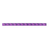 Shades of Purple Satin Ribbon with Delicate Flower サテンリボン (正面)