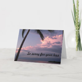 Shades of Purple sky Compensity Card カード