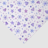 SHADES OF PURPLE STARSハート雪片 薄葉紙 (詳細)