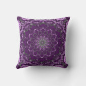 Shades of Purple Tapestry-look Pillow クッション (裏面)