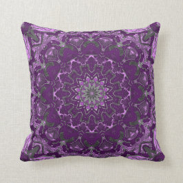 Shades of Purple Tapestry-look Pillow クッション