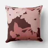 Shades Of Red Butterflyペア – 装飾用クッション クッション (裏面)