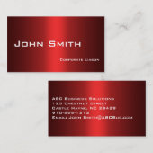 Shades of Red Standard名刺 名刺 (正面/裏面)