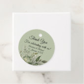 Shades of Sage結婚's Giftラベル フェイバータグ (インサイチュ)