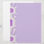 Shades of Violetフローラレトロ抽象芸術 (正面/裏面)