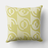 Shades Of Yellow円形フラグメント装飾用クッション クッション (裏面)