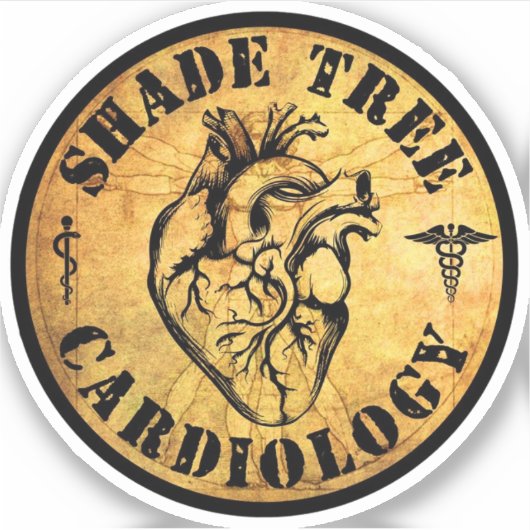 ShadeTreeカーディオロジービニールシール/デカール シール (正面)