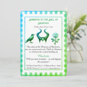 Shadow Ball Dark Fantasy Birthday Design Script 招待状 (スタンド正面)