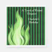 Shadow Ball Dark Fantasy Party | green Paper Cup スタンダードランチョンナプキン (正面)