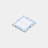 Shadow Blue Abstract Watercolor Art ポストイット (アングル)