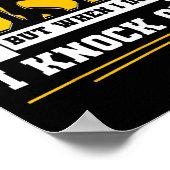 Shadow Boxing Punching Kickboxing G Gloves Boxer F ポスター (角)