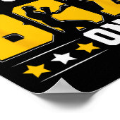 Shadow Boxing Punching Kickboxing G Gloves Boxer F ポスター (角)