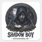 shadow boy スクエアシール (正面)