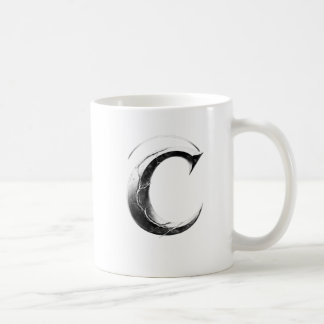 Shadow C – ダークレターCカップ コーヒーマグカップ