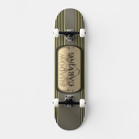 Shadow Carving Skateboard スケートボード (正面)