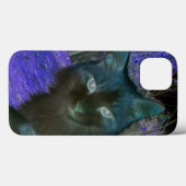Shadow Cat in Lavender iPad Air Case Case-Mate iPhoneケース (裏面 (横))