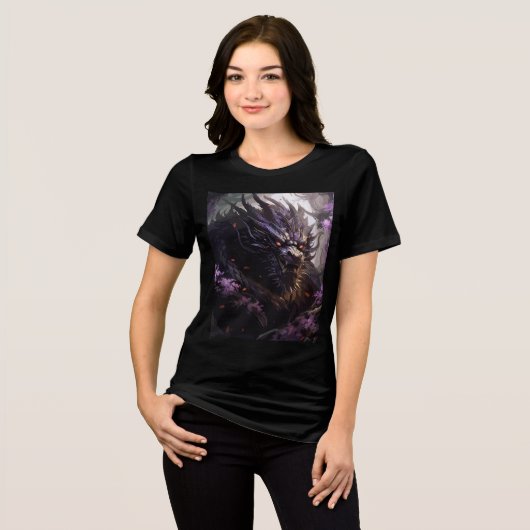Shadow Dragon in Twilight Forest トライブレンドTシャツ (正面全面)