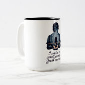 Shadow Forest Minimalist Mental Health Mug ツートーンマグカップ (正面左)